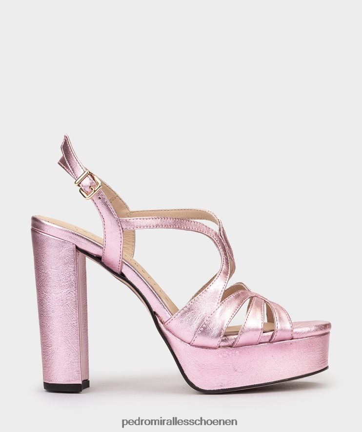 Sandalen met hak Pedro Miralles Malawi napa metaal topaas BV6H8F118
