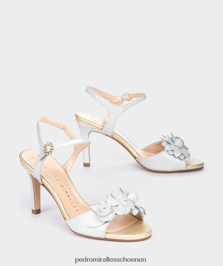Sandalen met hak Pedro Miralles Mars nacarado perla BV6H8F146