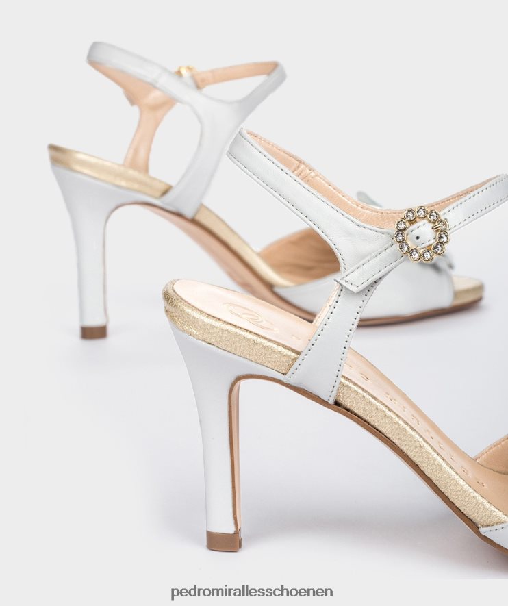 Sandalen met hak Pedro Miralles Mars nacarado perla BV6H8F146