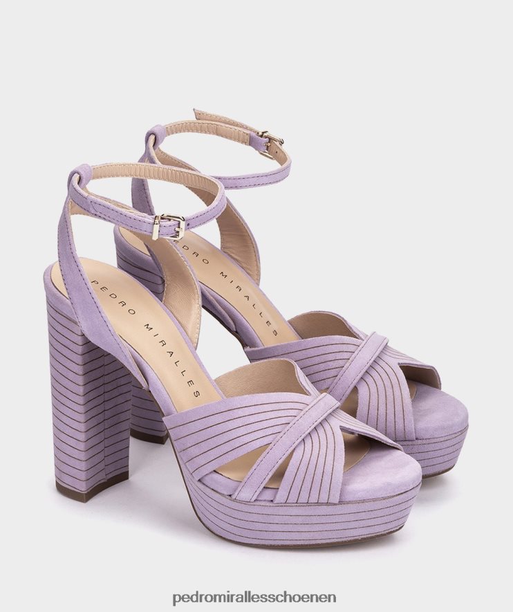 Sandalen met hak Pedro Miralles Montefioralle ante malva BV6H8F47