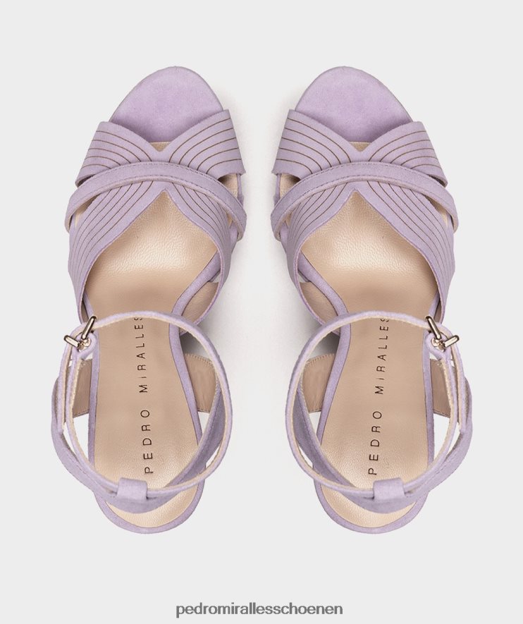 Sandalen met hak Pedro Miralles Montefioralle ante malva BV6H8F47