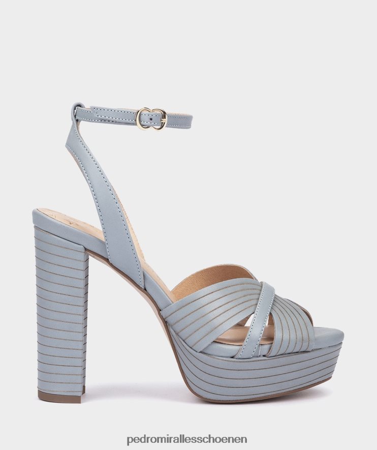 Sandalen met hak Pedro Miralles Montefioralle vitello hemel BV6H8F131