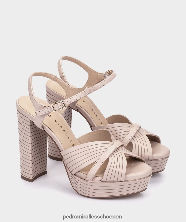 Sandalen met hak Pedro Miralles Montefioralle vitello palo BV6H8F67