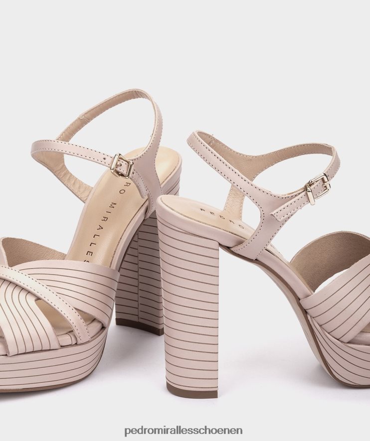Sandalen met hak Pedro Miralles Montefioralle vitello palo BV6H8F67