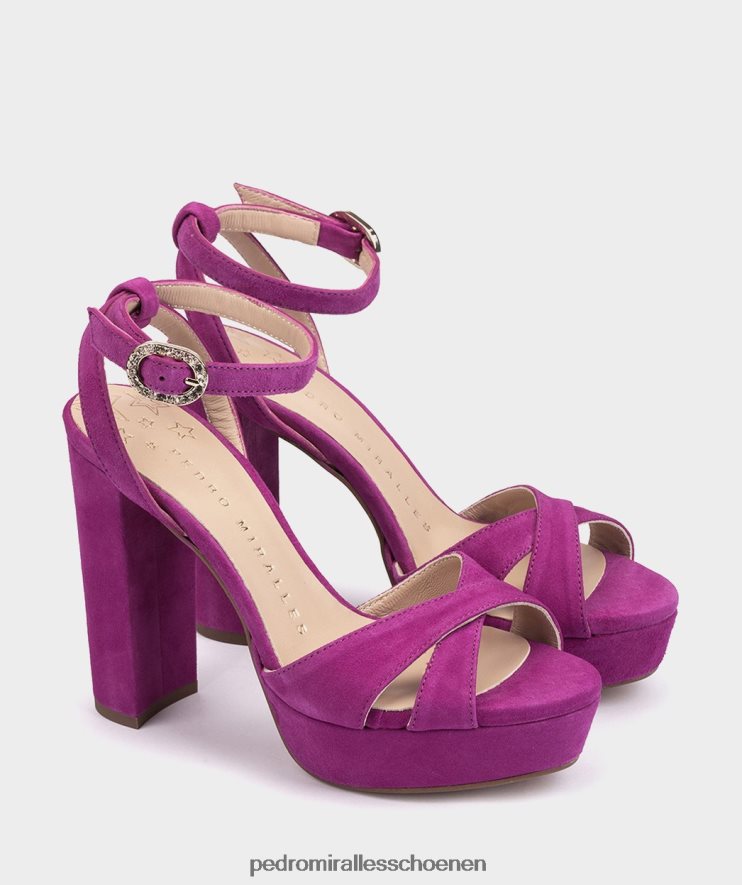 Sandalen met hak Pedro Miralles Montpellier ante altviool BV6H8F20
