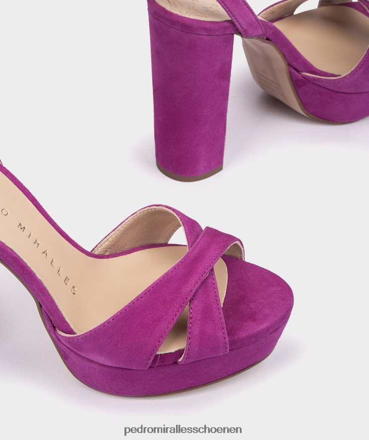 Sandalen met hak Pedro Miralles Montpellier ante altviool BV6H8F20
