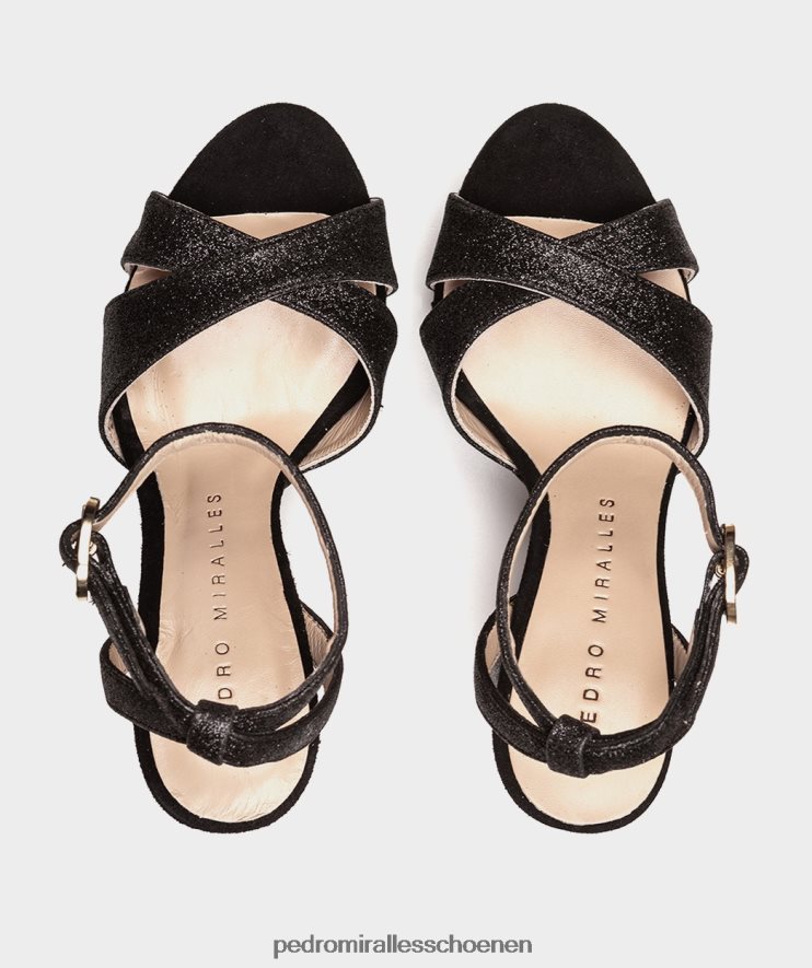 Sandalen met hak Pedro Miralles Montpellier heldere super neger BV6H8F125
