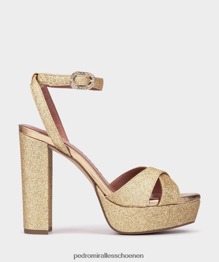 Sandalen met hak Pedro Miralles Montpellier heldere super oro BV6H8F126