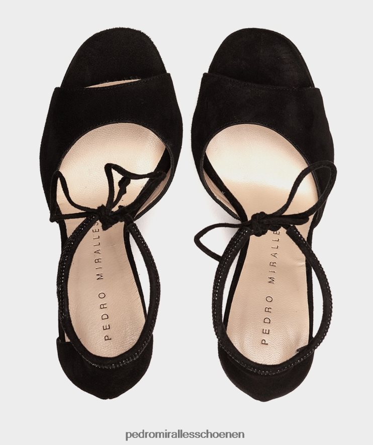 Sandalen met hak Pedro Miralles benisa amalfi neger BV6H8F38
