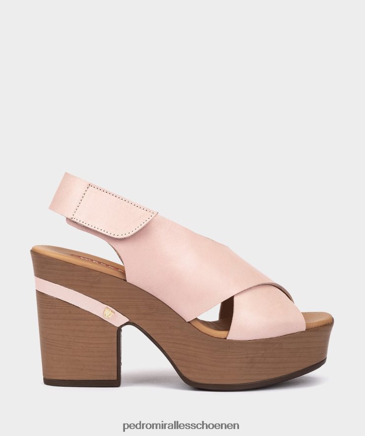 Sandalen met hak Pedro Miralles bergamo vitello rozet BV6H8F105