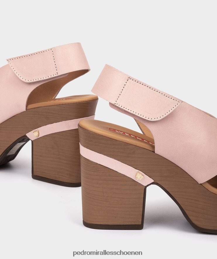 Sandalen met hak Pedro Miralles bergamo vitello rozet BV6H8F105
