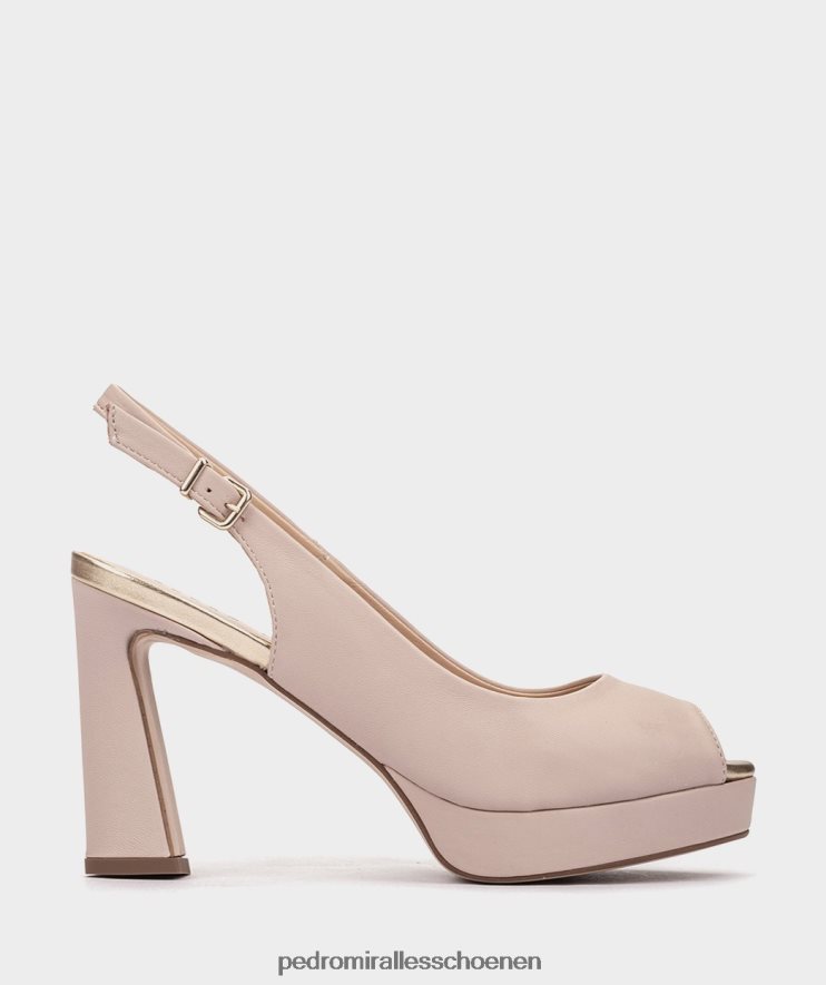 Sandalen met hak Pedro Miralles cittanova natuurlijk rosa palo BV6H8F107
