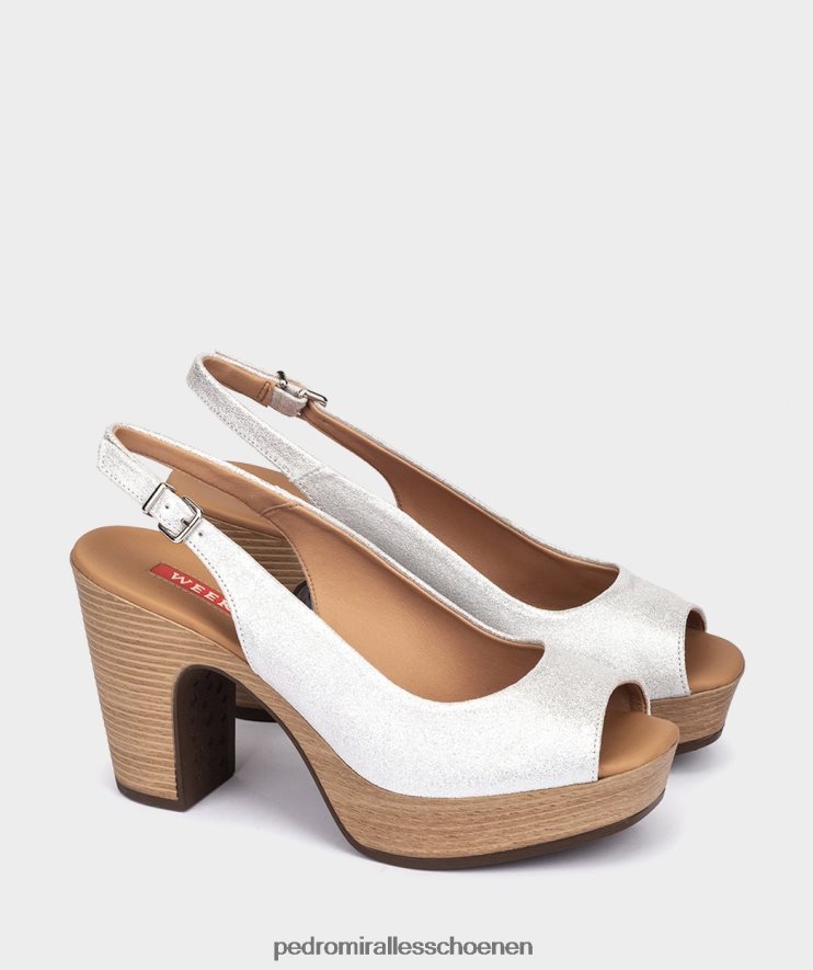 Sandalen met hak Pedro Miralles de valeta chianti plata BV6H8F93