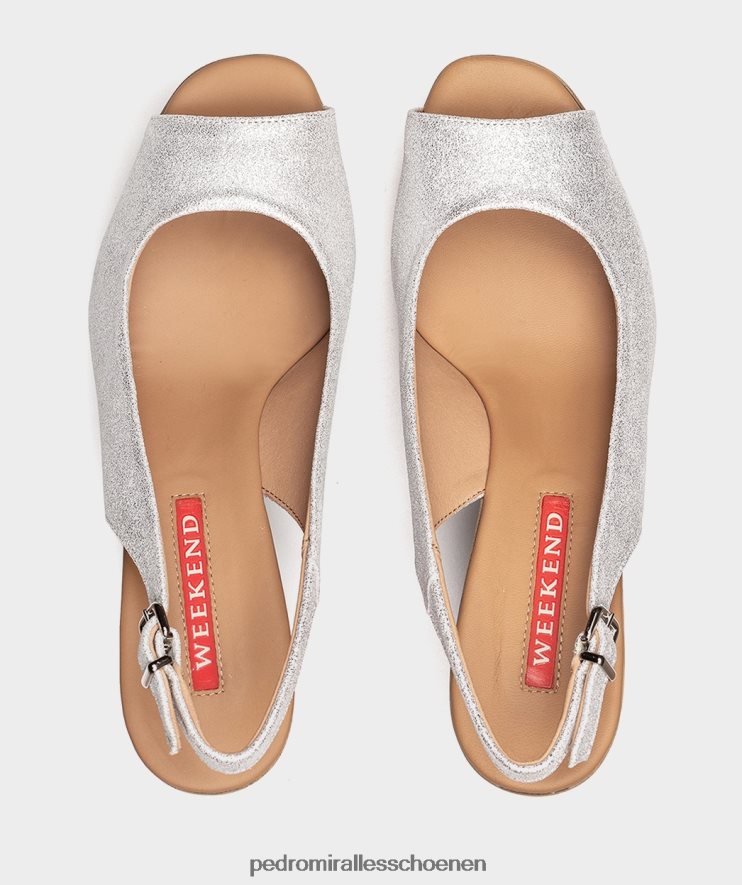 Sandalen met hak Pedro Miralles de valeta chianti plata BV6H8F93