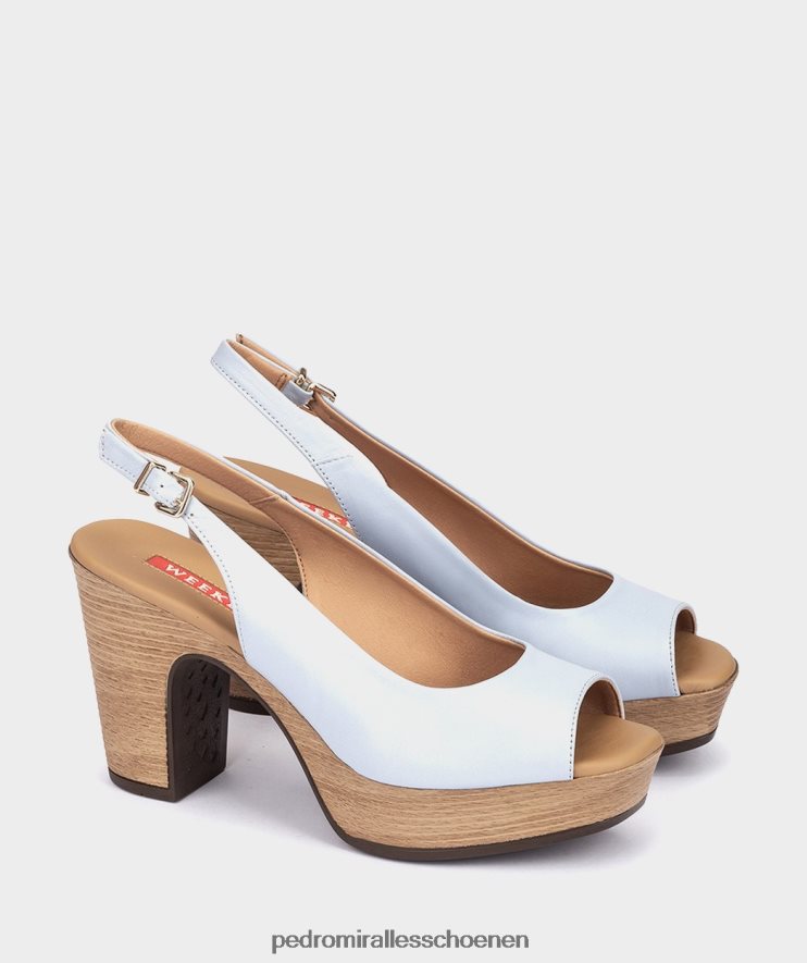 Sandalen met hak Pedro Miralles de valeta natuurlijke denim BV6H8F98