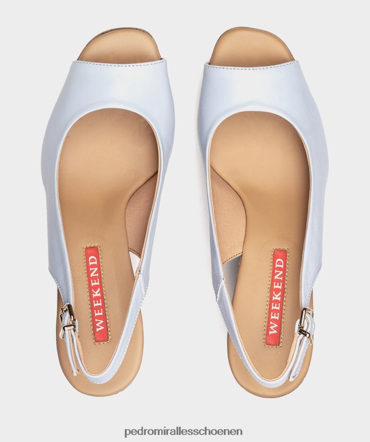 Sandalen met hak Pedro Miralles de valeta natuurlijke denim BV6H8F98