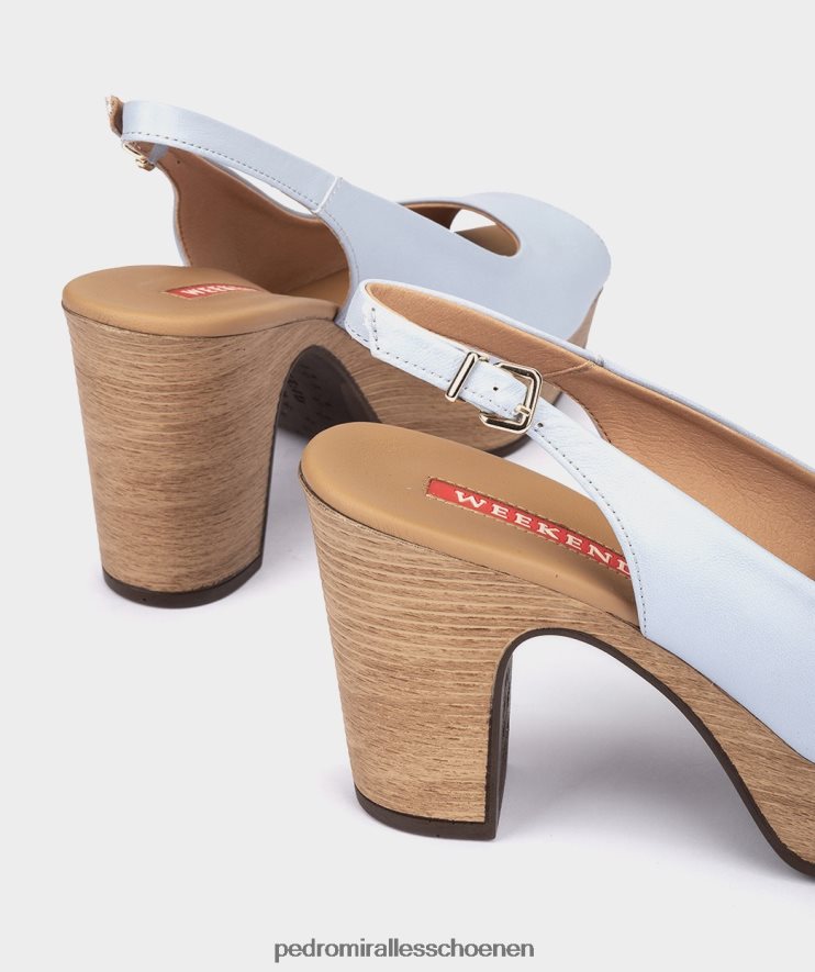 Sandalen met hak Pedro Miralles de valeta natuurlijke denim BV6H8F98