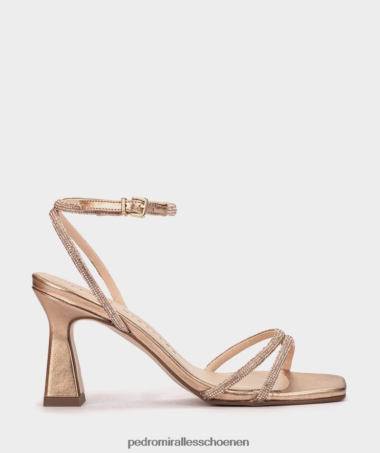 Sandalen met hak Pedro Miralles katmandu glitter oro rosa BV6H8F10