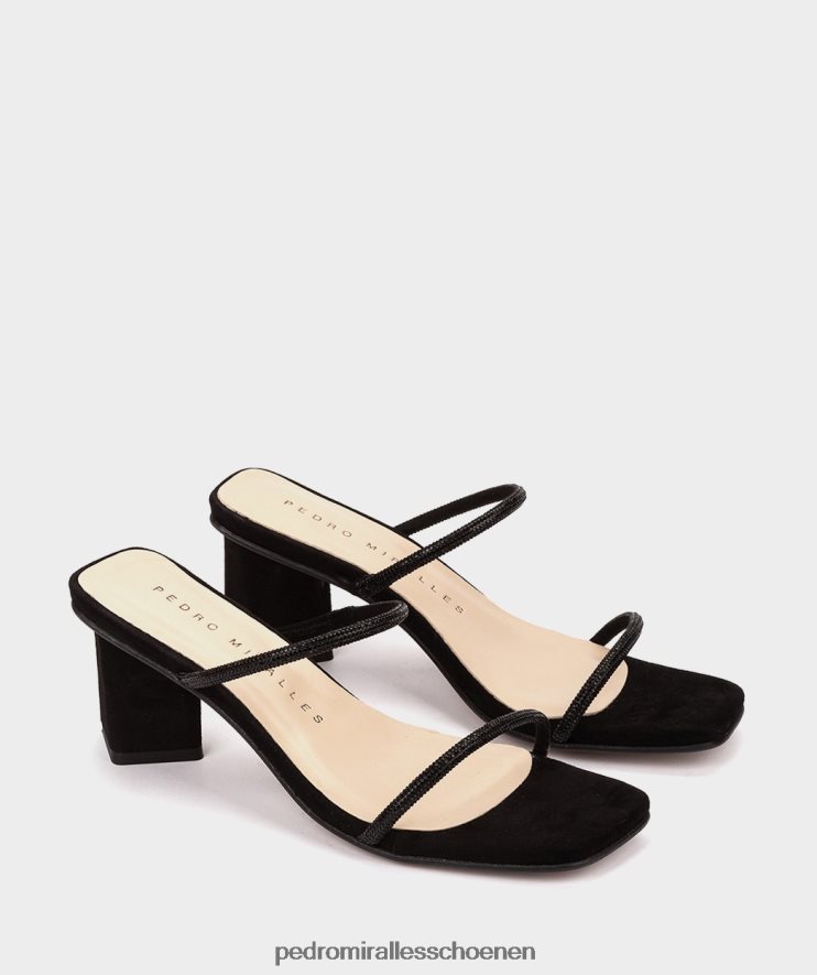 Sandalen met hak Pedro Miralles lusail glitter neger BV6H8F1
