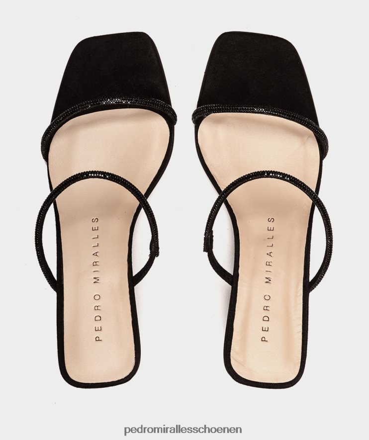 Sandalen met hak Pedro Miralles lusail glitter neger BV6H8F1