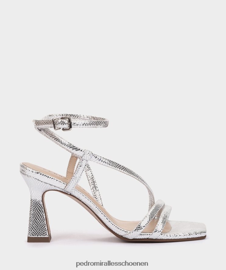 Sandalen met hak Pedro Miralles natalia serpiente metalen plaat BV6H8F11
