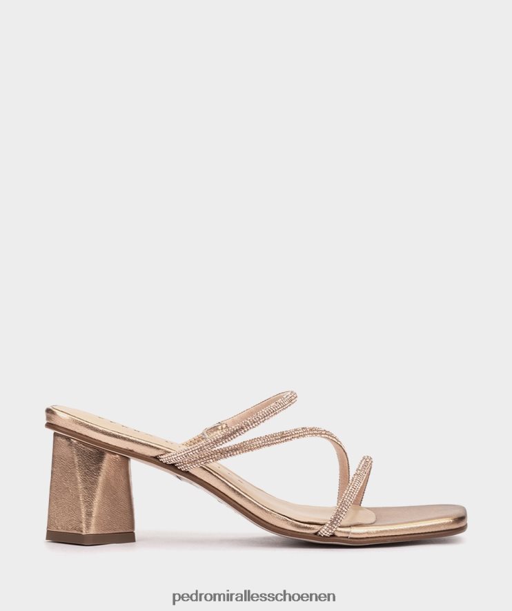 Sandalen met hak Pedro Miralles riad glitter oro rosa BV6H8F3