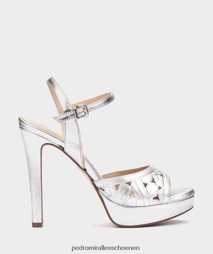 Sandalen met hak Pedro Miralles skala napa metaal plata BV6H8F35