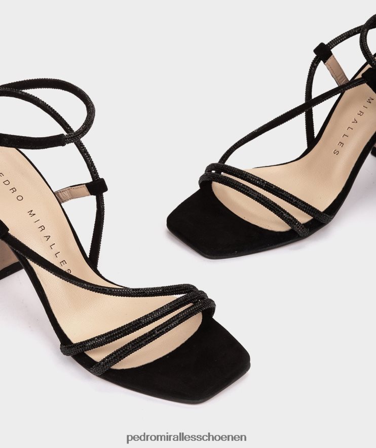 Sandalen met hak Pedro Miralles toulouse glitter neger BV6H8F13