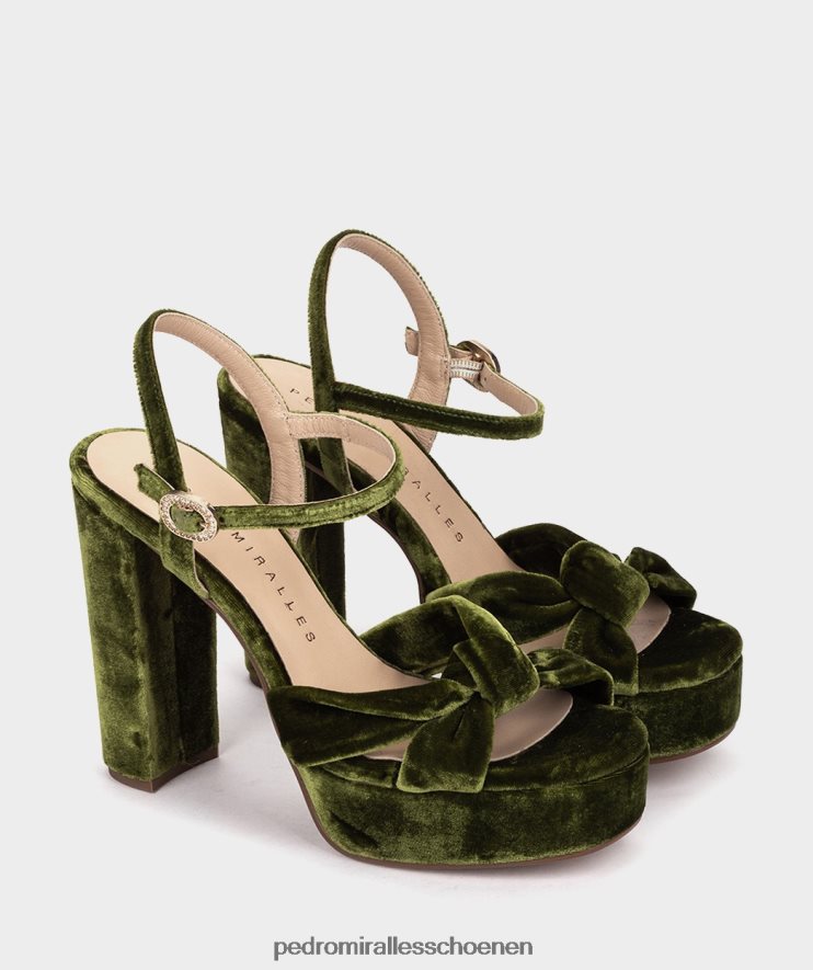 Sandalen met hak Pedro Miralles veelzijdig fluwelen muskus BV6H8F57