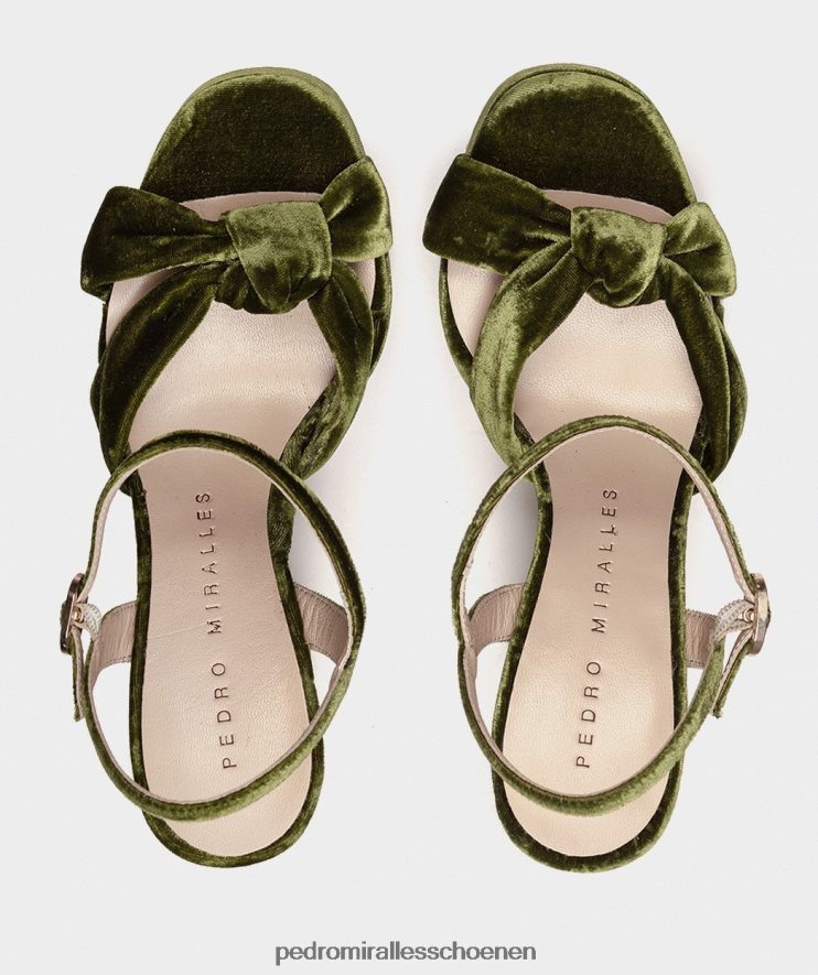 Sandalen met hak Pedro Miralles veelzijdig fluwelen muskus BV6H8F57