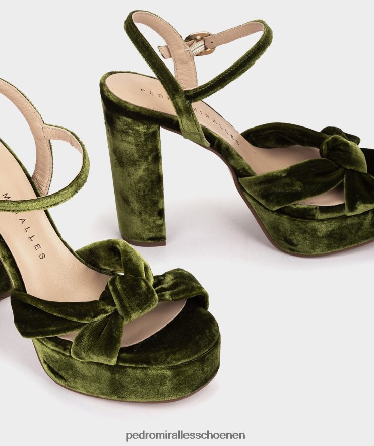 Sandalen met hak Pedro Miralles veelzijdig fluwelen muskus BV6H8F57