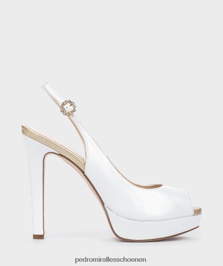 Sandalen met hak Pedro Miralles vicenza nacarado perla BV6H8F141