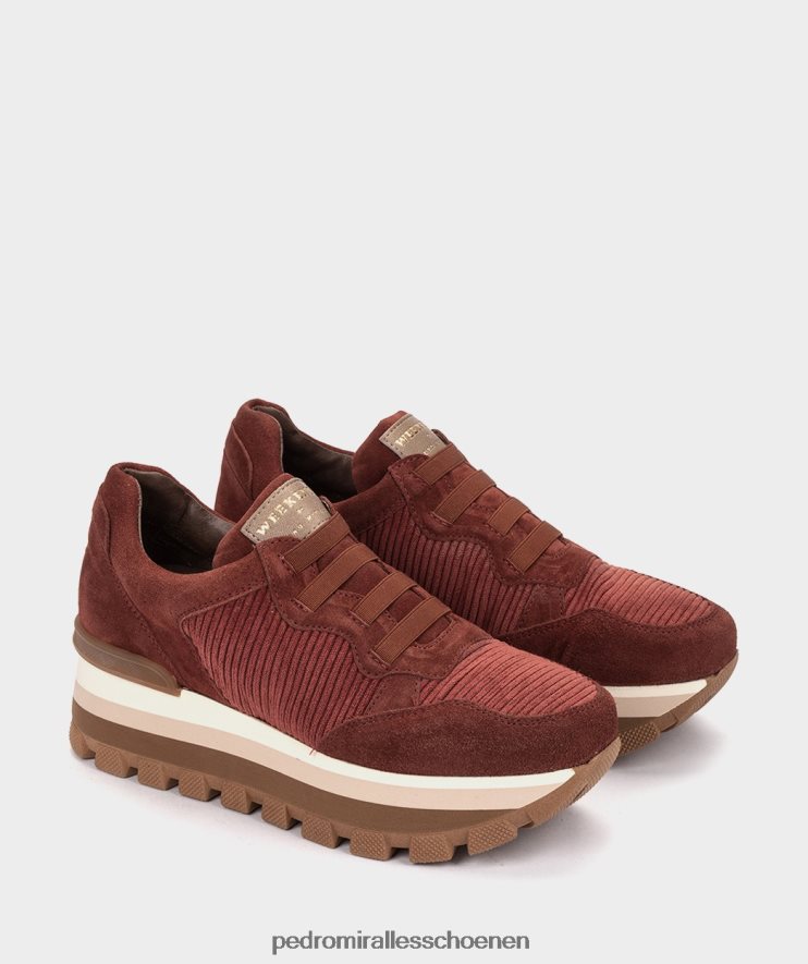 sportschoenen Pedro Miralles Gordes velours roest BV6H8F535
