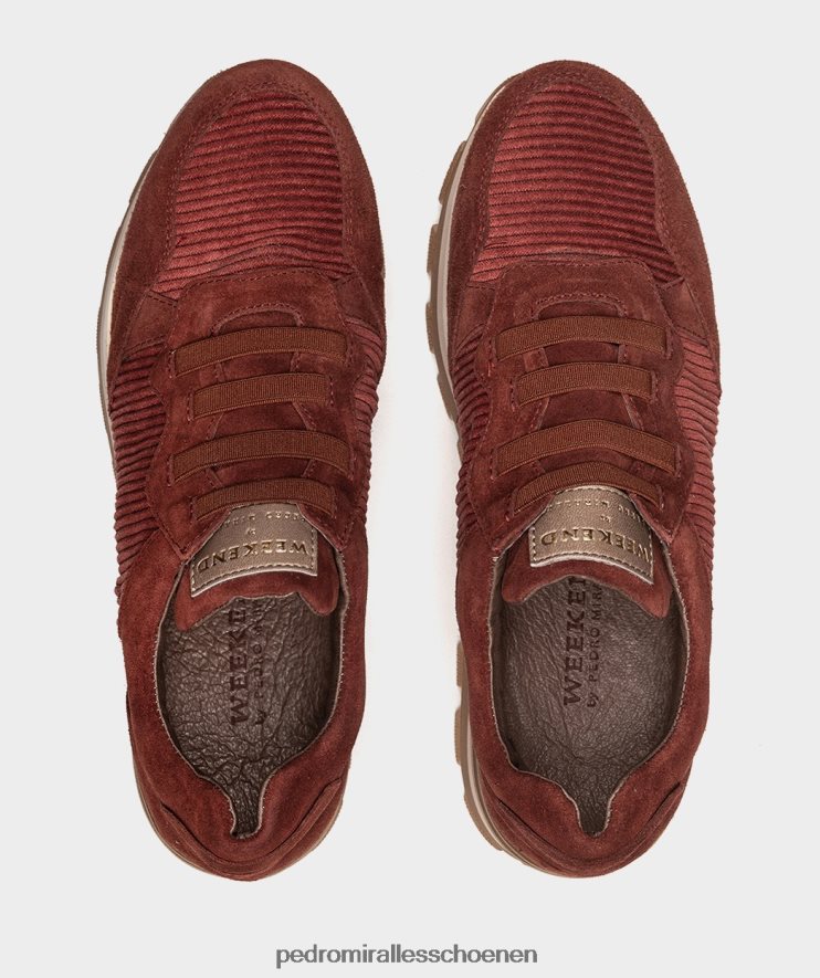 sportschoenen Pedro Miralles Gordes velours roest BV6H8F535