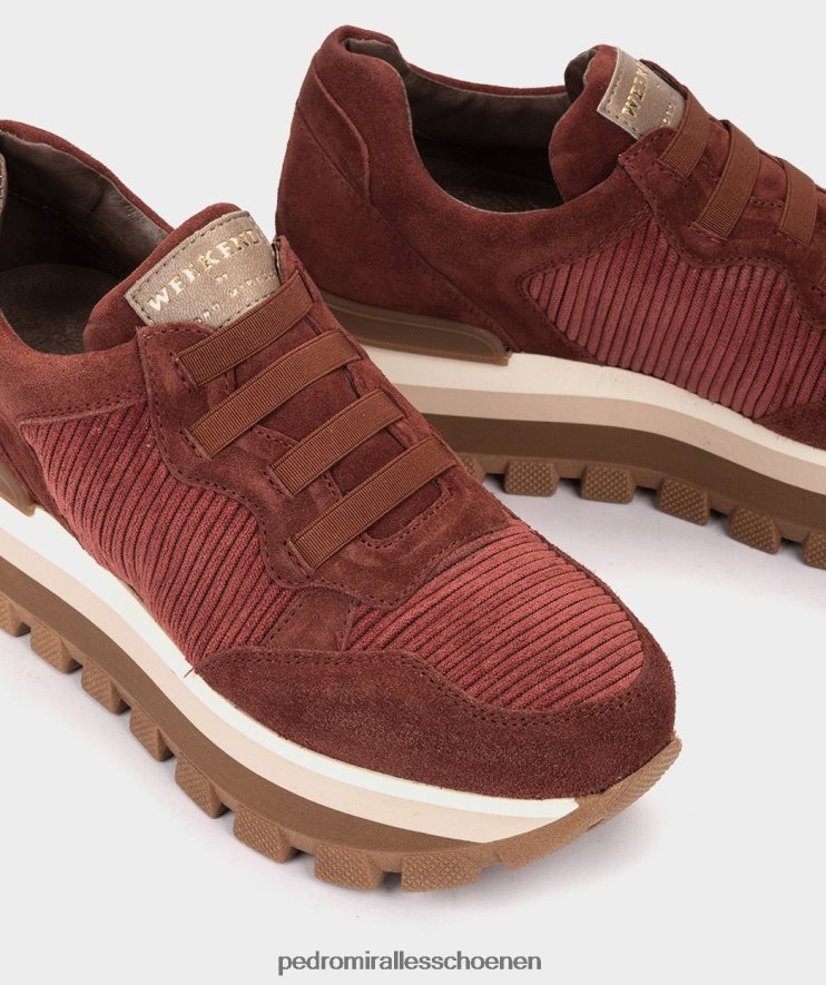 sportschoenen Pedro Miralles Gordes velours roest BV6H8F535
