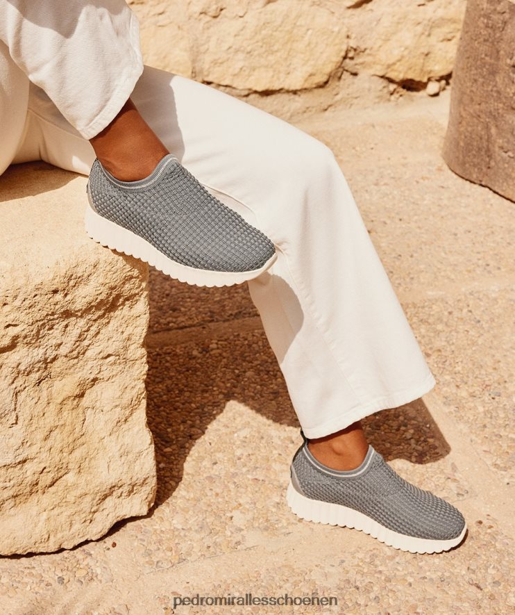 sportschoenen Pedro Miralles Santiago korte sok grijs BV6H8F537