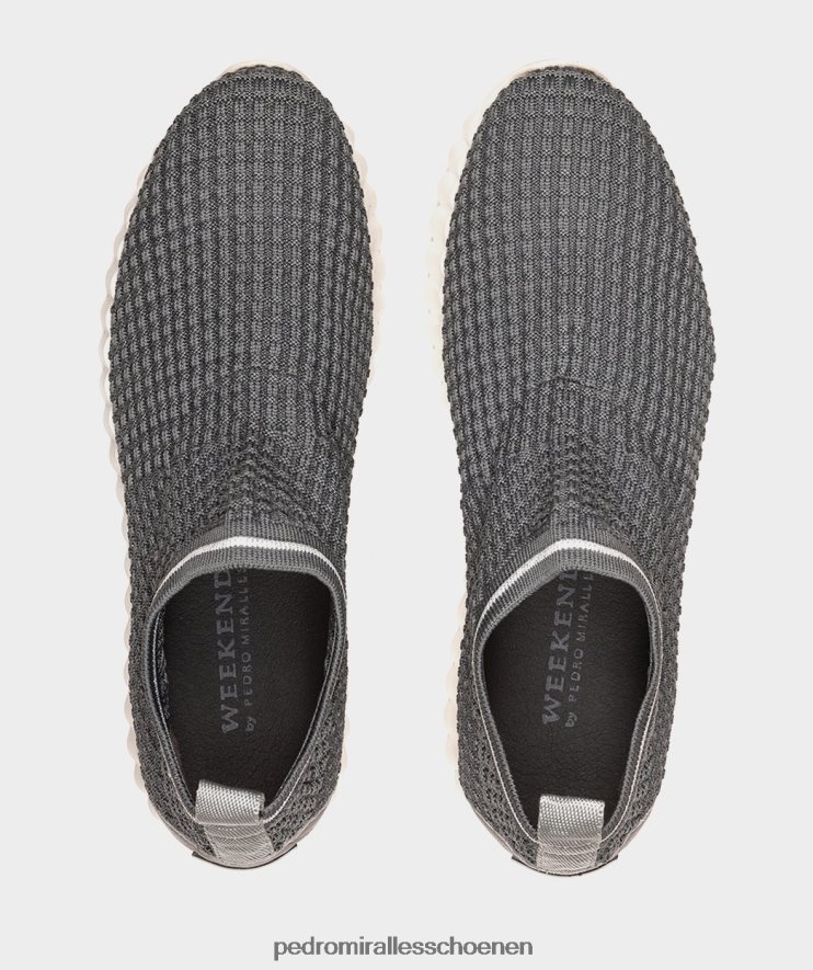 sportschoenen Pedro Miralles Santiago korte sok grijs BV6H8F537