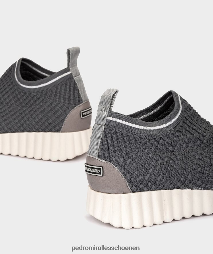 sportschoenen Pedro Miralles Santiago korte sok grijs BV6H8F537