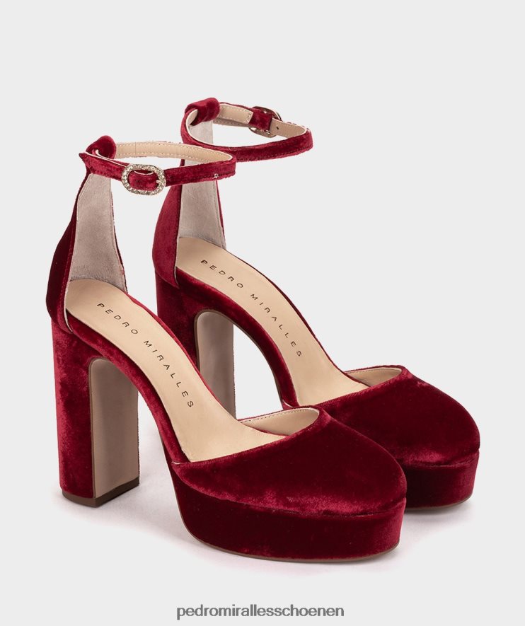 avond Pedro Miralles Lena fluwelen guinda BV6H8F203