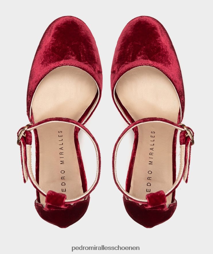 avond Pedro Miralles Lena fluwelen guinda BV6H8F203