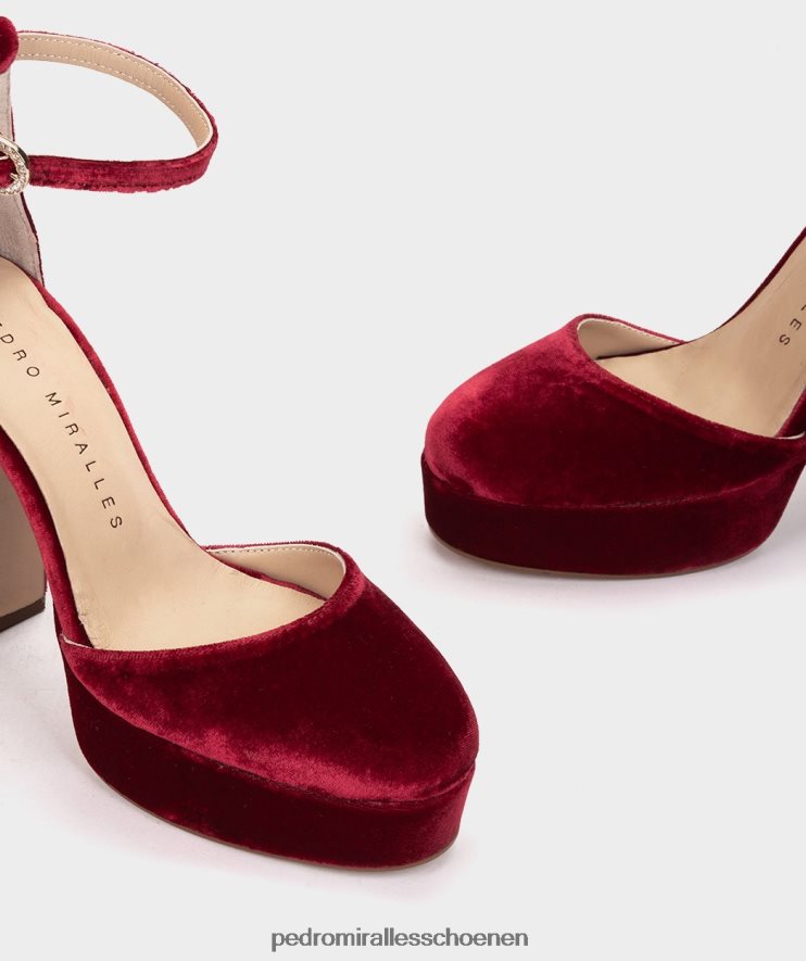 avond Pedro Miralles Lena fluwelen guinda BV6H8F203