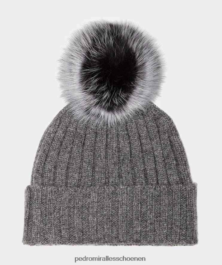 winterkledij Pedro Miralles gorro de cachemir gorro gris helder BV6H8F625