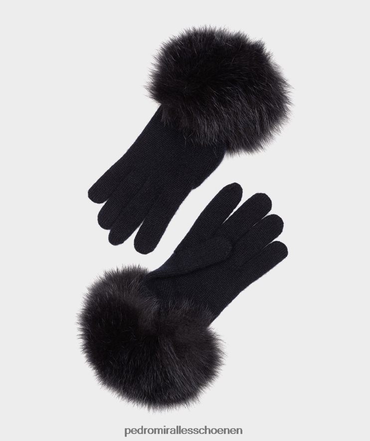 winterkledij Pedro Miralles guantes de cachemir goor neger BV6H8F620