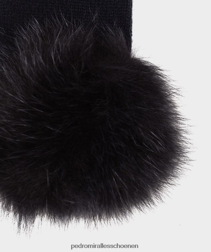 winterkledij Pedro Miralles guantes de cachemir goor neger BV6H8F620