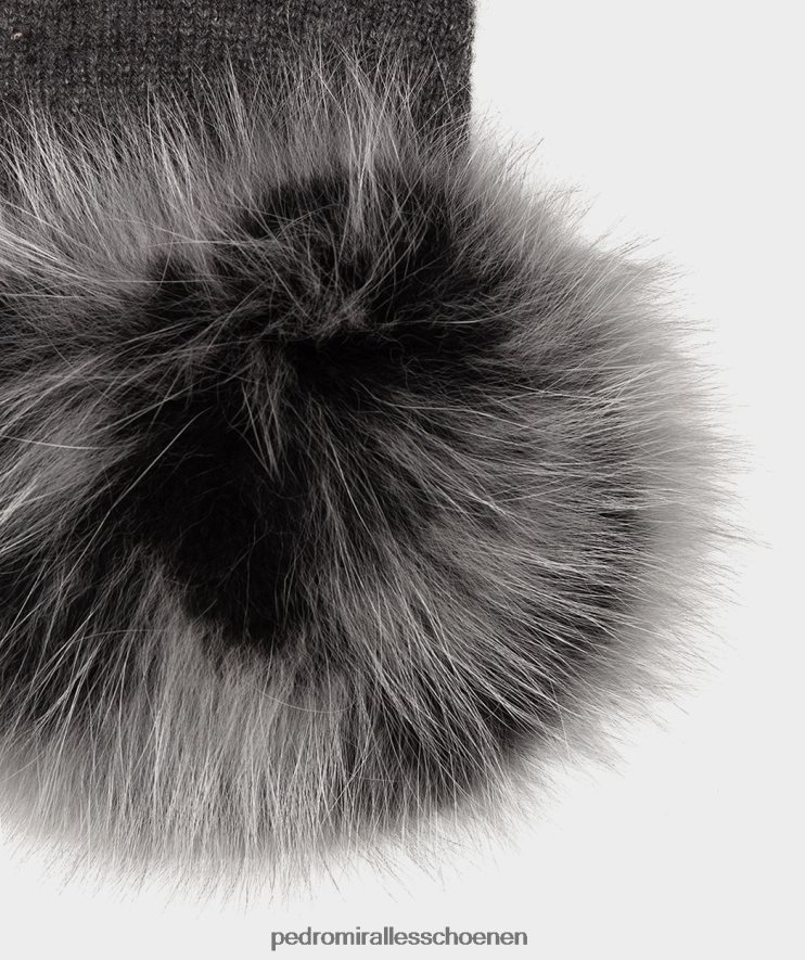 winterkledij Pedro Miralles guantes de cachemir gorro gris BV6H8F618